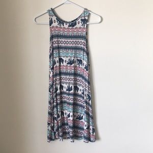 Patterned Tank Dress